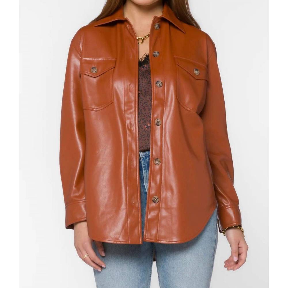 NEW VELVET HEART eleanor jacket in maple syrup